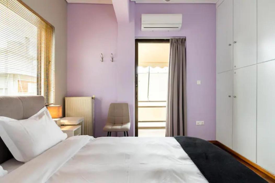 Βright Walled Designed Apt In Glyfada Center Athena Bagian luar foto